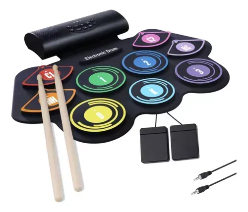 Bateria Musical Juguete Premium Recargable Ballestas