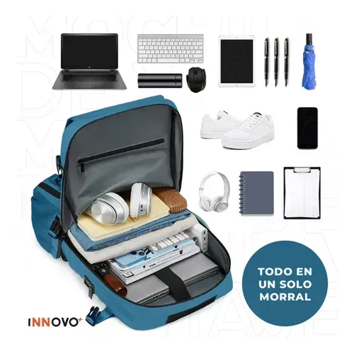 Maleta De Mano Para Cabina Viaje Pc Laptop Usb 3 En 1 Combo