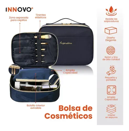 Cosmetiquera Neceser Organizador Maquillaje Para Bolso