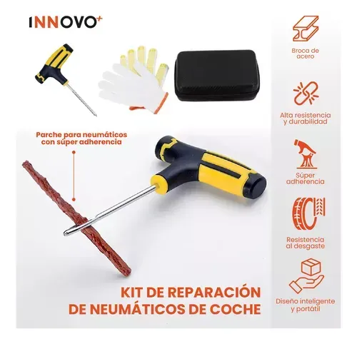 Kit De Despinche Rápido Para Llantas Carro Moto Con Estuche