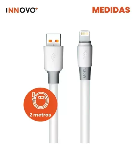 Cable De Carga Rápida Para iPhone 2m Premium