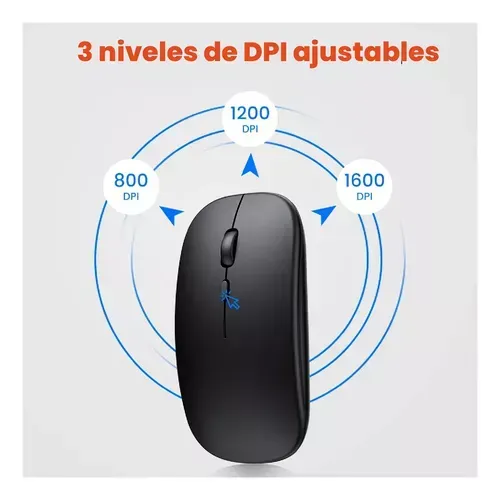 Mouse Inalámbrico Pc Laptop Bluetooth Receptor Innovo