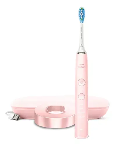 Cepillo Dental Pink Eléctrico Limpieza Profunda Estuche Philips Recargable 5 Modos Limpieza Con Estuche Innovo Rosa Edition