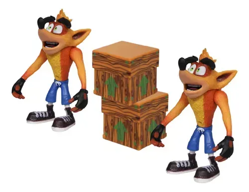 Juguete Muñeco De Coleccion Crash Bandicoot Figura