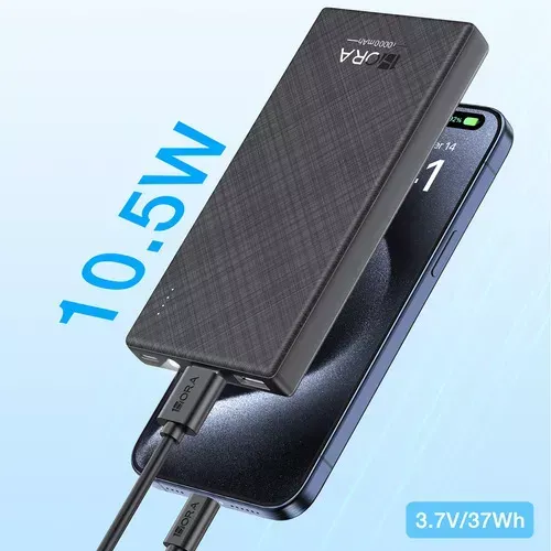 Power Bank Portátil Gar 263 1 Hora Original Con Indicador Luz