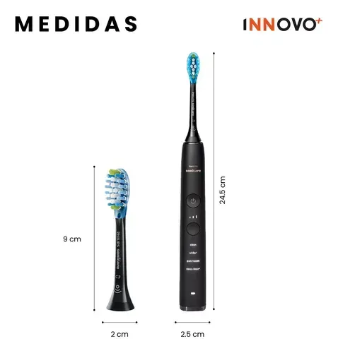 Cepillo Dental Eléctrico Limpieza Profunda Estuche Philips Recargable 5 Modos Limpieza Con Estuche Innovo