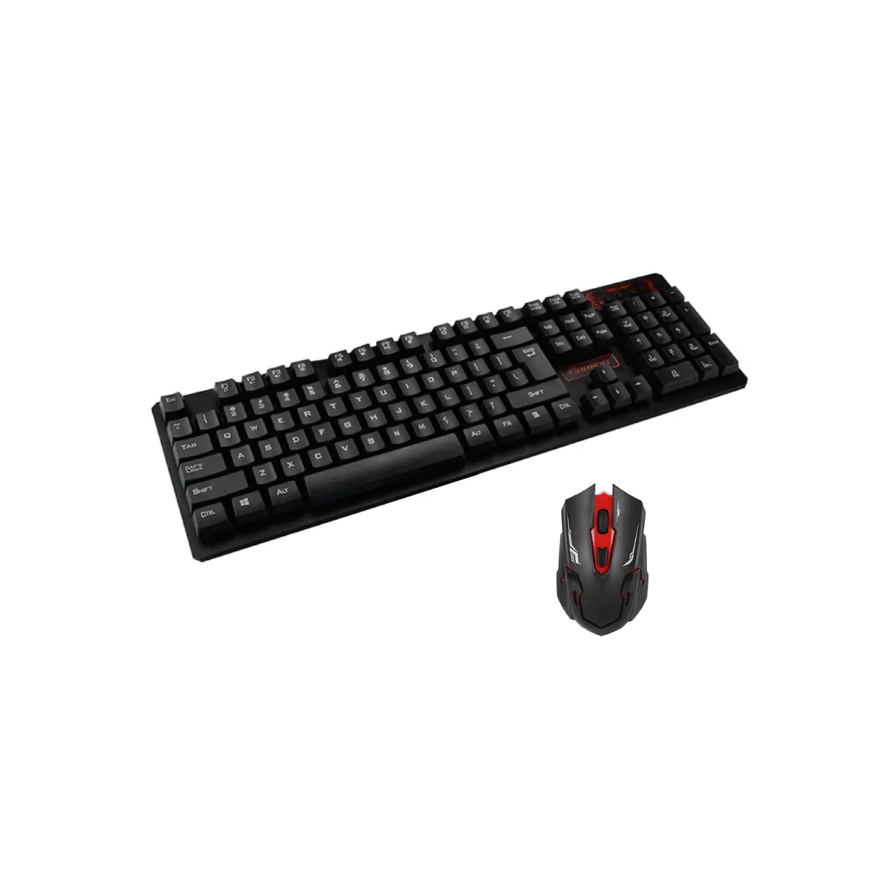 Teclado Inalámbrico Con Mouse Ergonómico Wireless