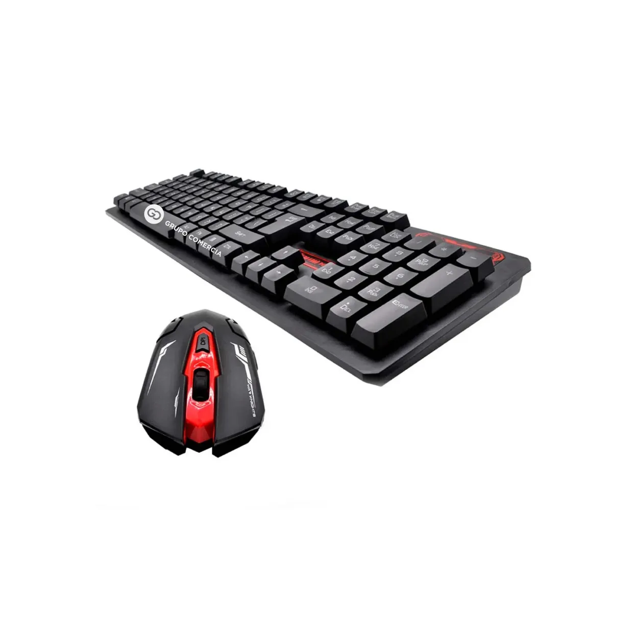 Teclado Inalámbrico Con Mouse Ergonómico Wireless