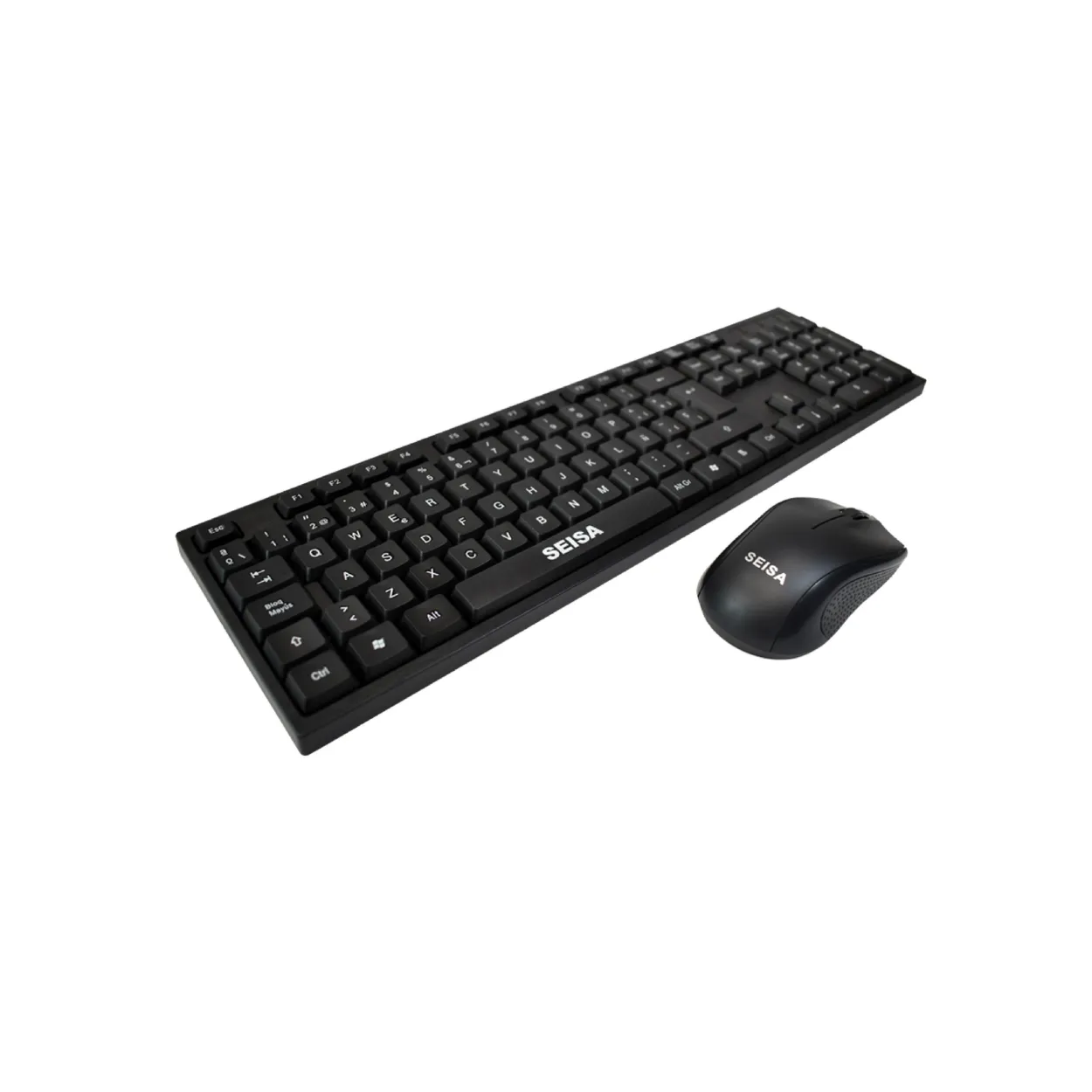 Combo Teclado En Español + Mouse Optico De Cable Usb Seisa