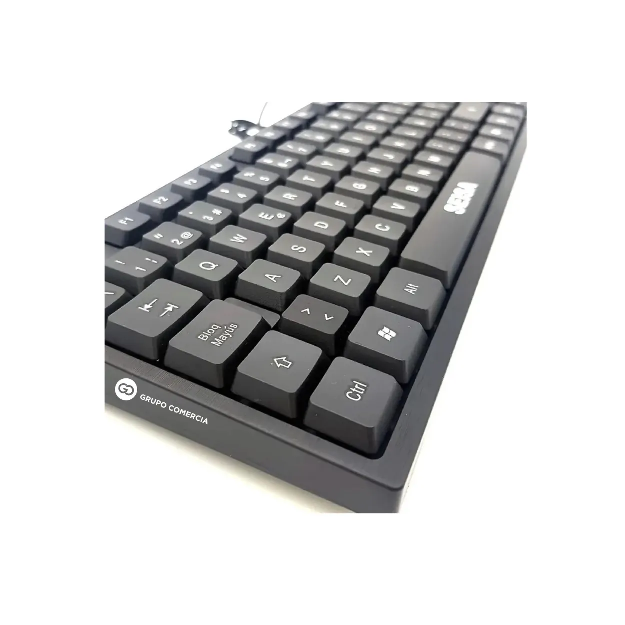 Combo Teclado En Español + Mouse Optico De Cable Usb Seisa