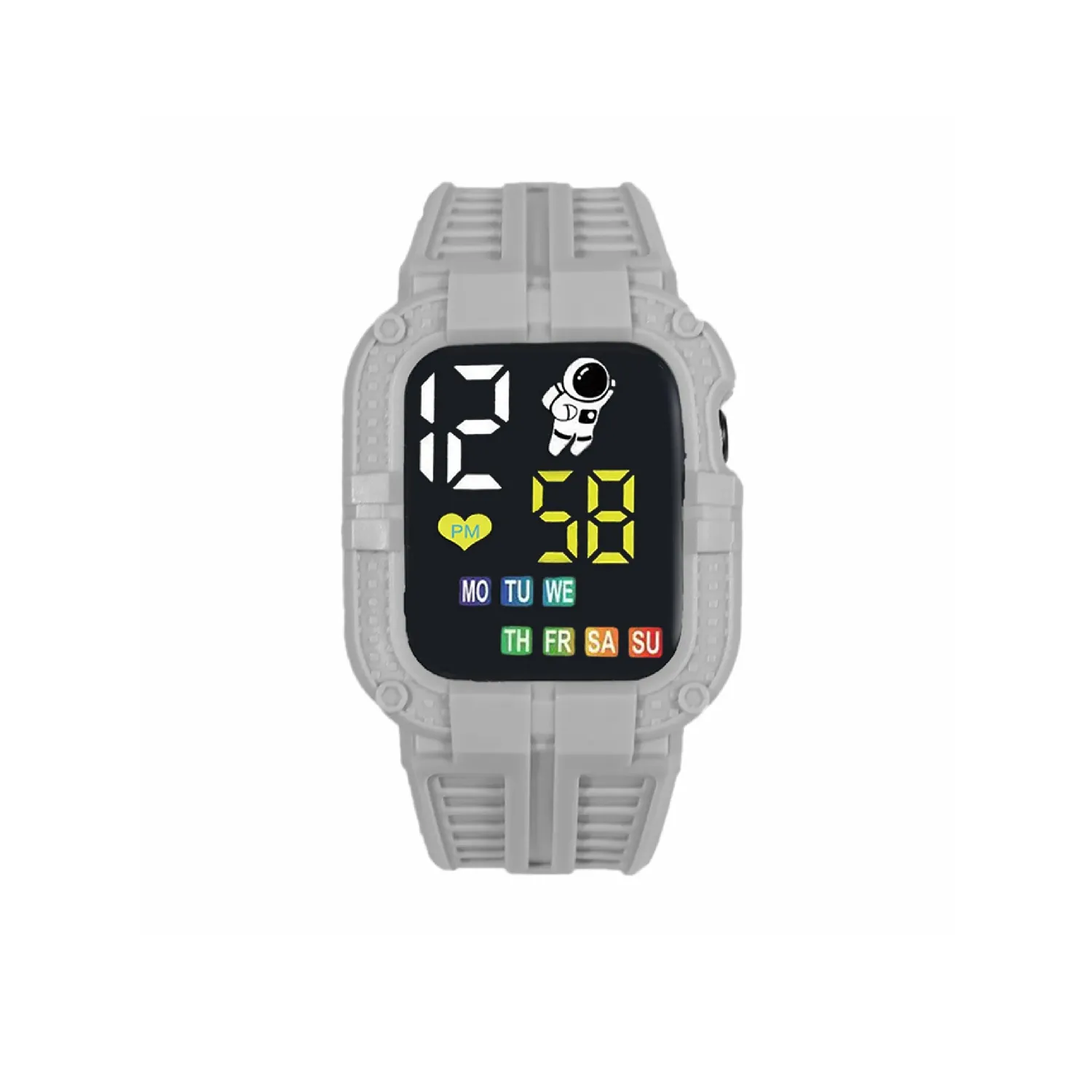 Reloj Digital En Silicona Para Niños Divertido Premium 