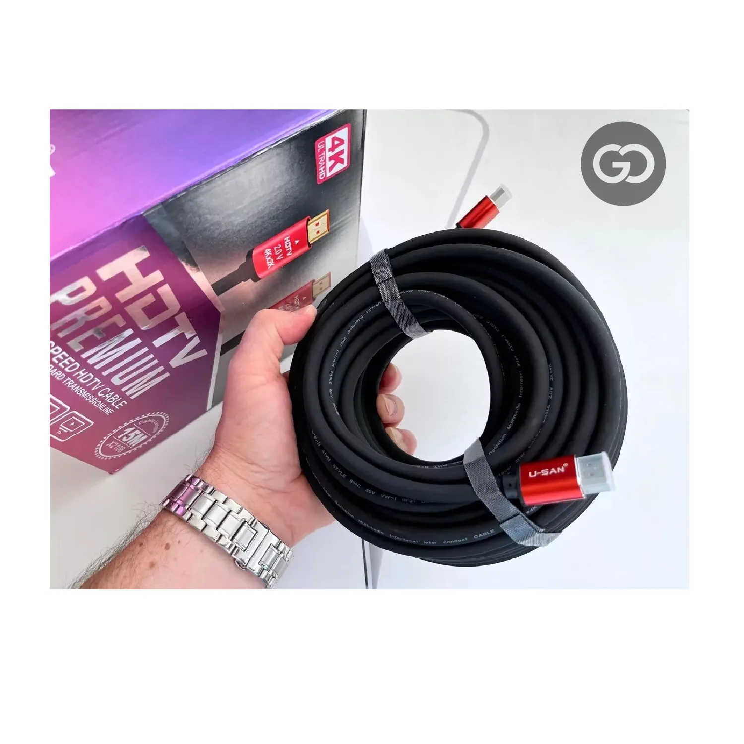 Cable Hdtv/hdmi 4k Ultra Hd 2k De 15 Metros Alta Definición