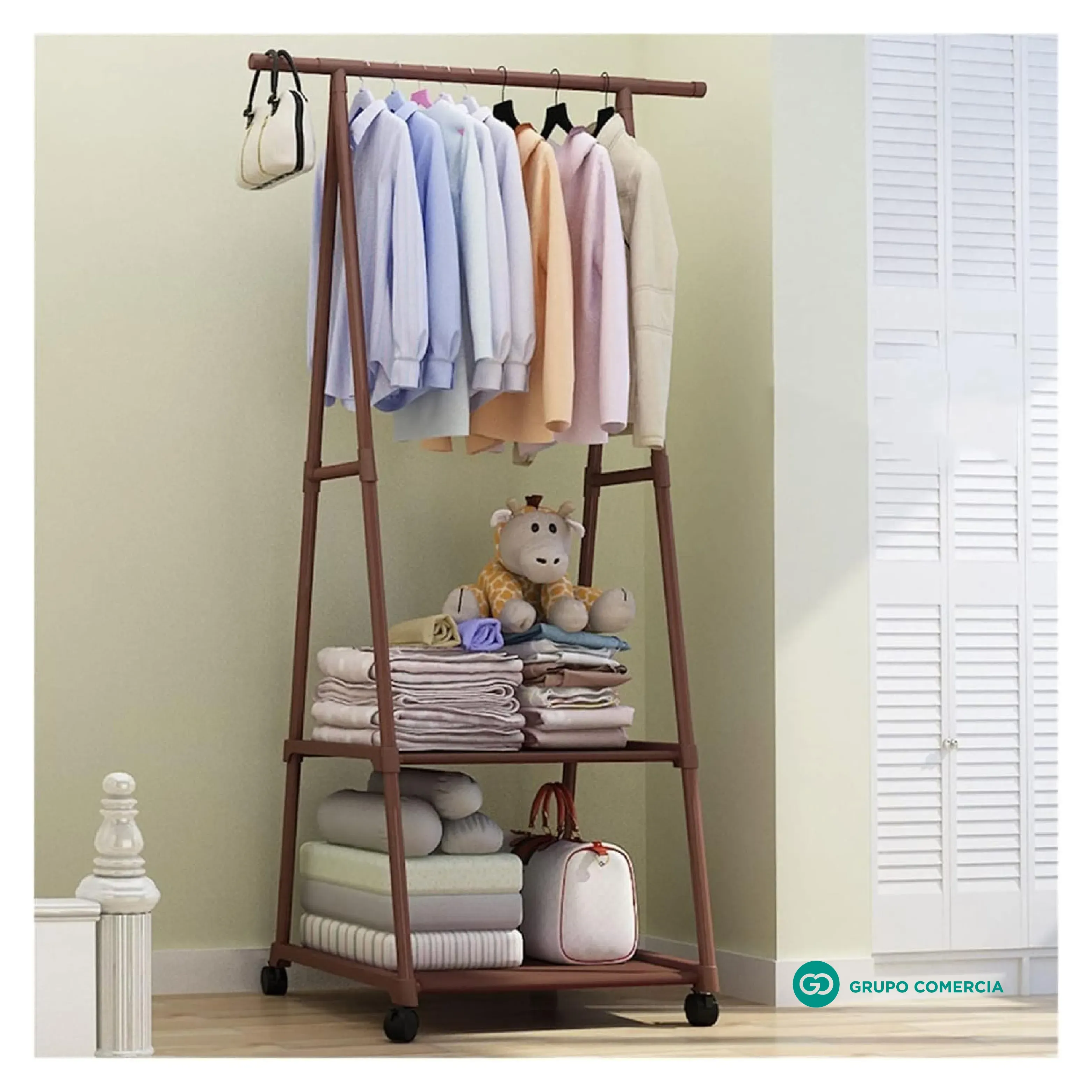 Organizador De Ropa Perchero Closet Armable Coat Rack