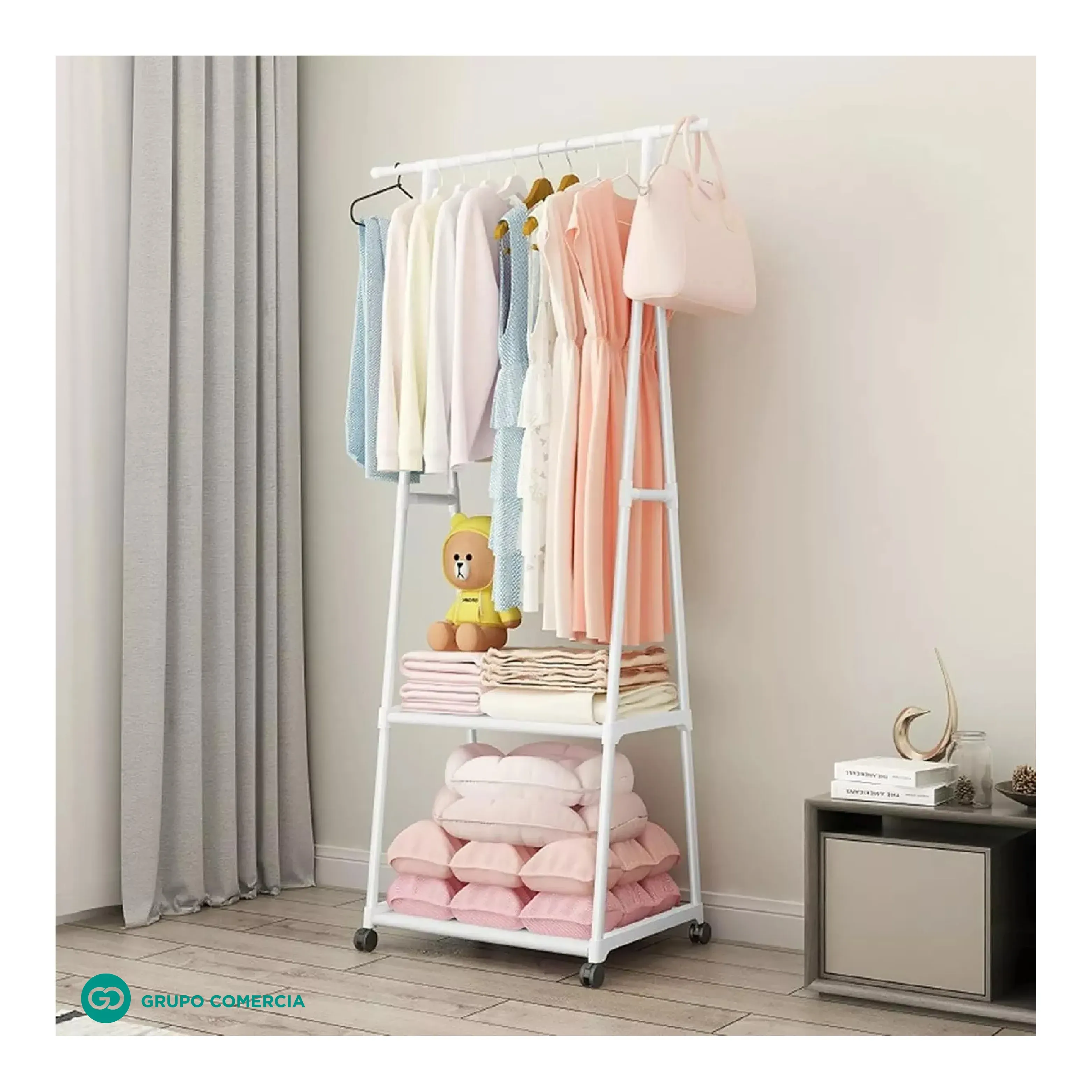 Organizador De Ropa Perchero Closet Armable Coat Rack