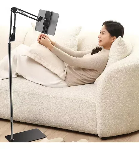 Holder Soporte tablet Celular De Piso Ajustable 170cm Innovo