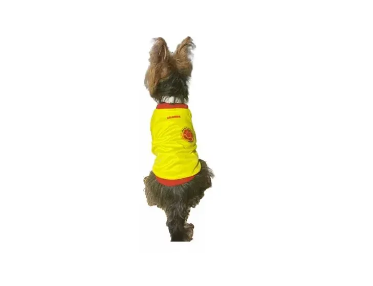 Camisa Para Mascota Perro Mediano M Colombia Copa América