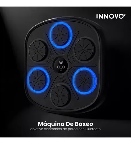 Máquina De Boxeo Musical Tablero Fit Con Guantes Profesional Innovo