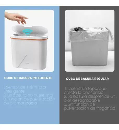 Caneca Smart Inteligente Con Difusor De Aromas 16l Hogar