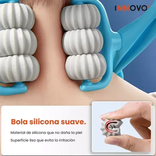 Masajeador Manual De Cuello Relajante Alivia Dolor Cansancio