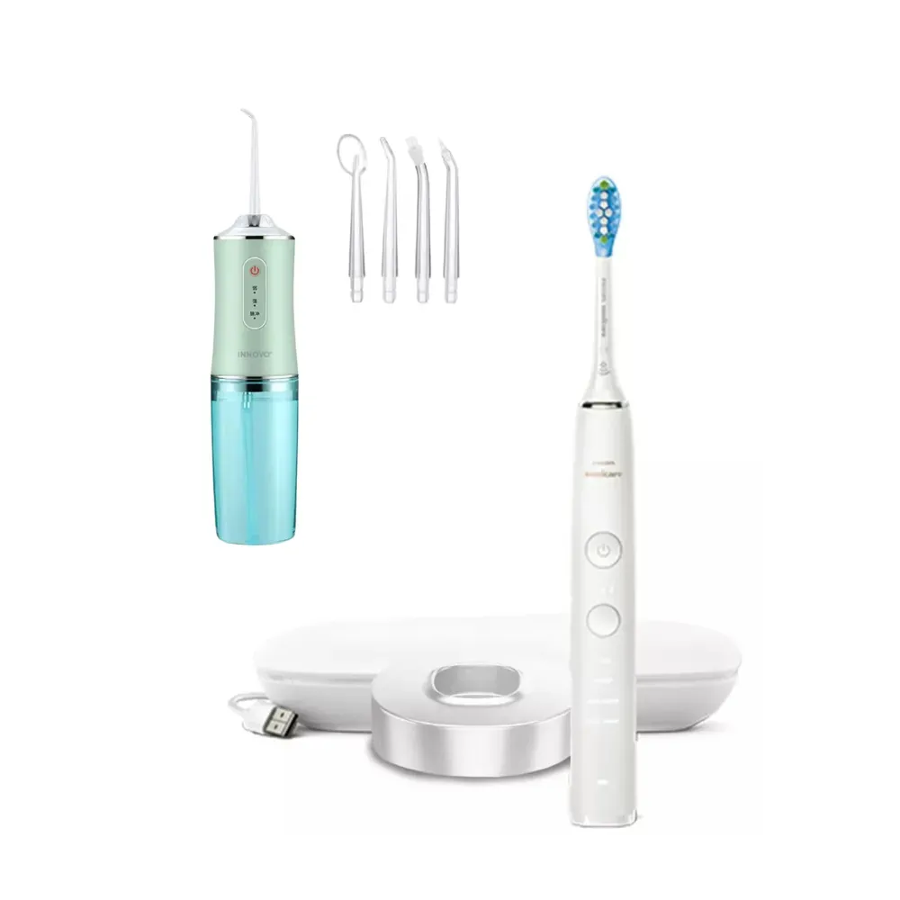 Cepillo Dental Electrónico Con Estuche Ultra Clean Con Irrigador Limpieza Profunda Phil