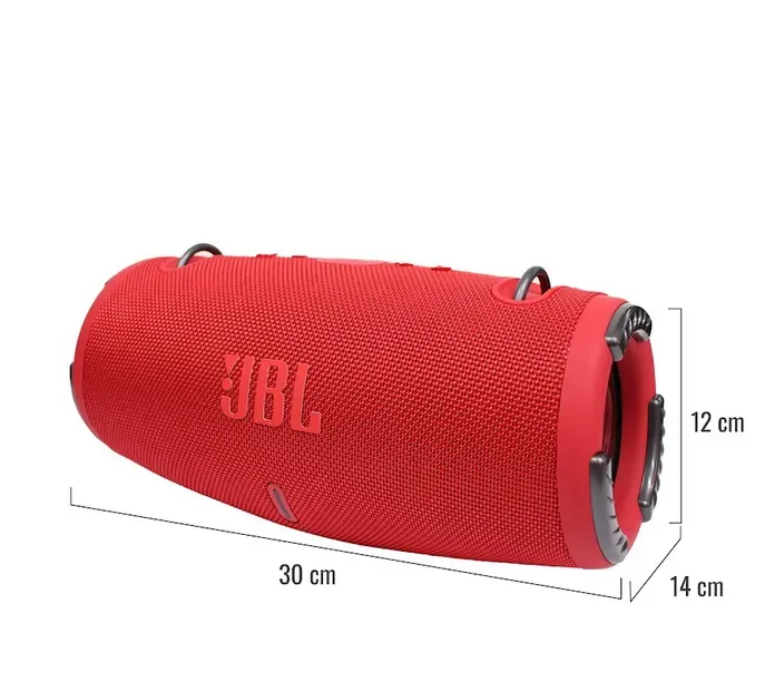 Parlante JBL Xtreme 3 Rojo Camuflado Mega Bass TWS Bluetooth Potente Replic