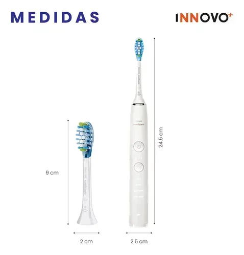 Cepillo Dental White Eléctrico Limpieza Profunda Recargable Limpieza Innovo Blanco