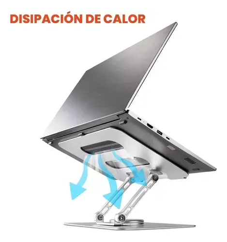 Base Soporte Laptop Ergonómico Giro 360 Ajustable Innovo