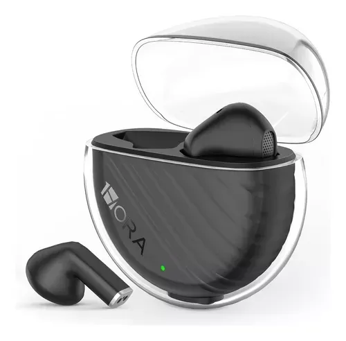 Audifonos Inalambricos 1hora Aut209n Color Negro In-ear Con Microfono Bluetooth 5.3 Manos Libres