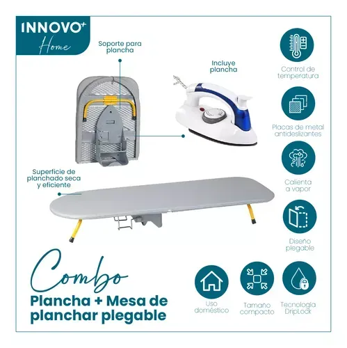 Mesa De Planchar Práctica Plegable De Colgar Con Plancha