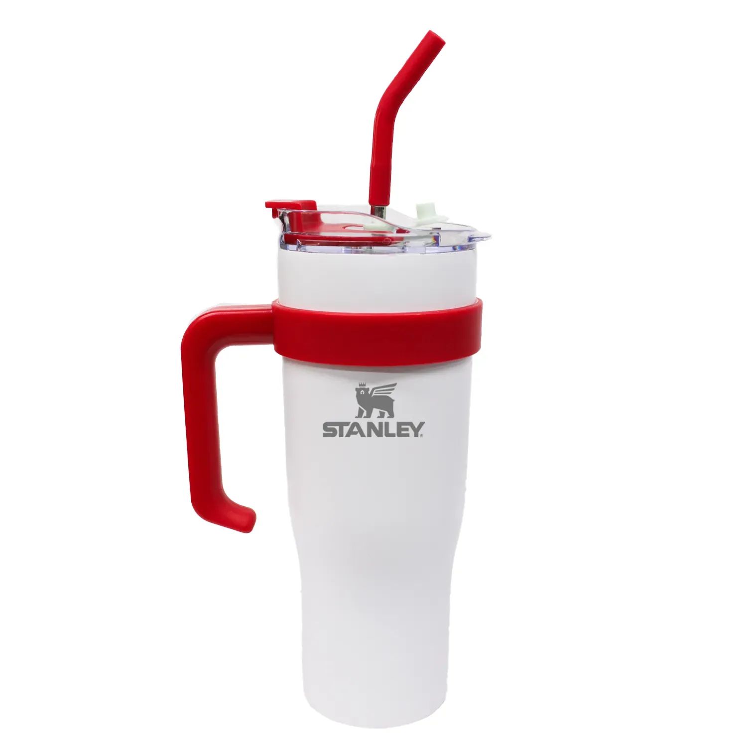 Vaso Termo Portable Stanley Blanco Bicolor Conserva Calor Frio Pitillo