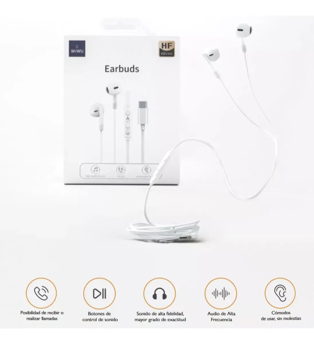 Audifonos Ear Buds Tipo C / Compatible Con iPhone