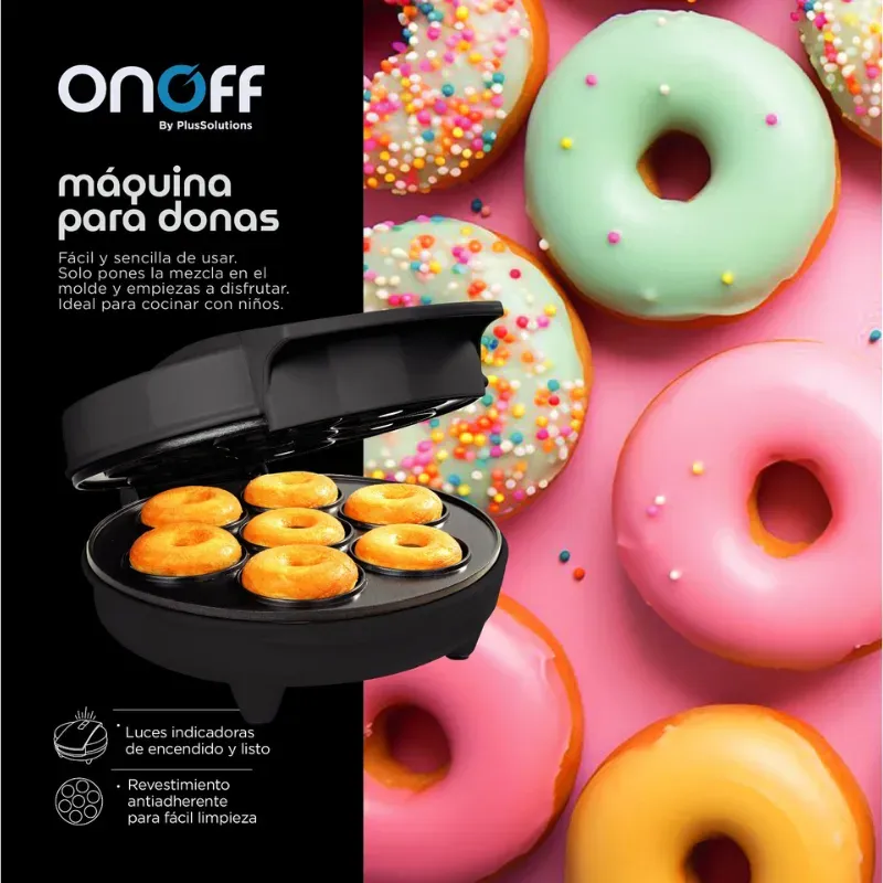 Maquina Donas Onoff 7 mini donas