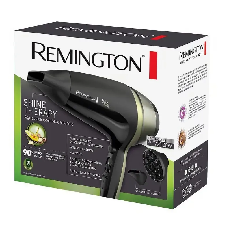 Secador de Cabello REMINGTON Aguacate y Macadamia D13A