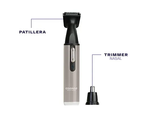 Trimmer Nasal CMS Cosmos Plateado 2 en 1