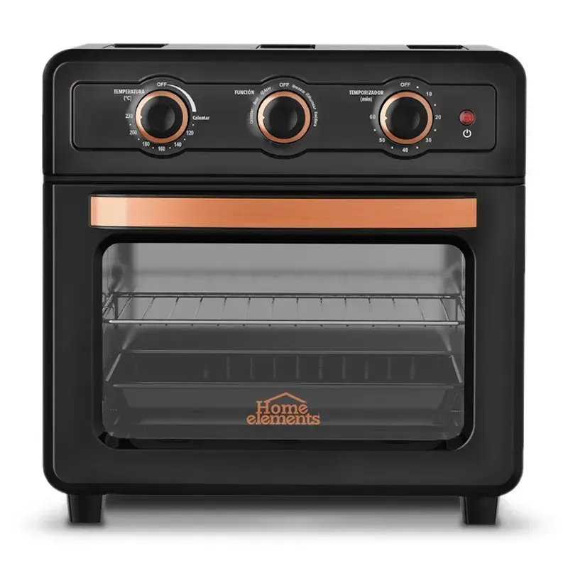 Multi Horno Eléctrico  Freidora De Aire Home Elements 21 litros  Hehf-819nc