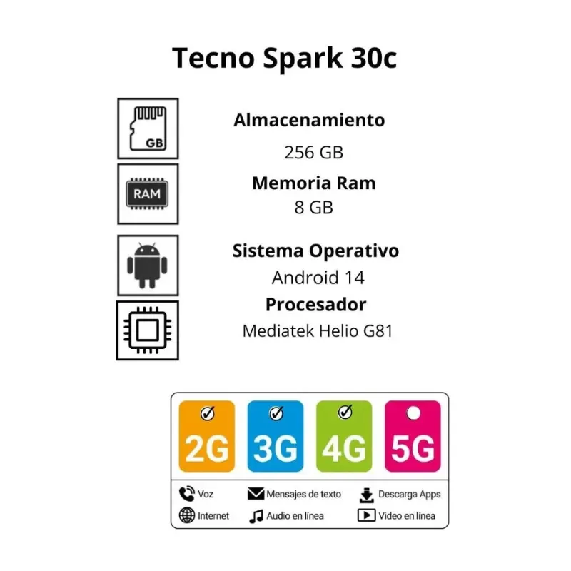 Celular Tecno Spark 30c Transformers  8Gb Ram + 256Gb