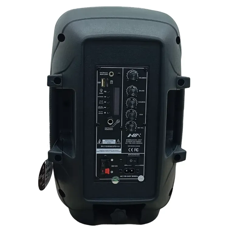 Parlante Profesional NIA AN- 2057 6000w Negro