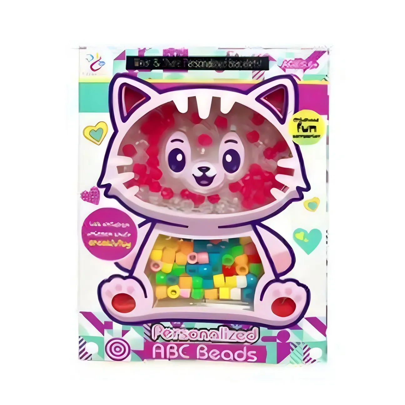 Set Kit Para Hacer Pulseras Charms Gato Juguete Niñas