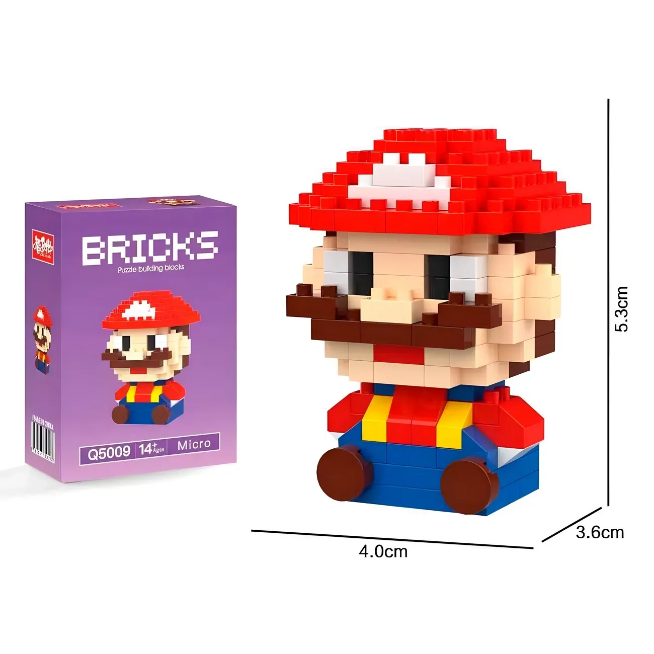 Super Mario Bros Juguete Armatodo Armable Construcción Niños