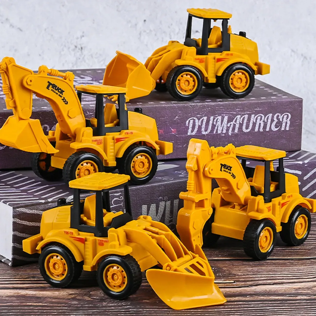 Coleccion Camiones Bulldozer Retroexcavadora Juguete Niños