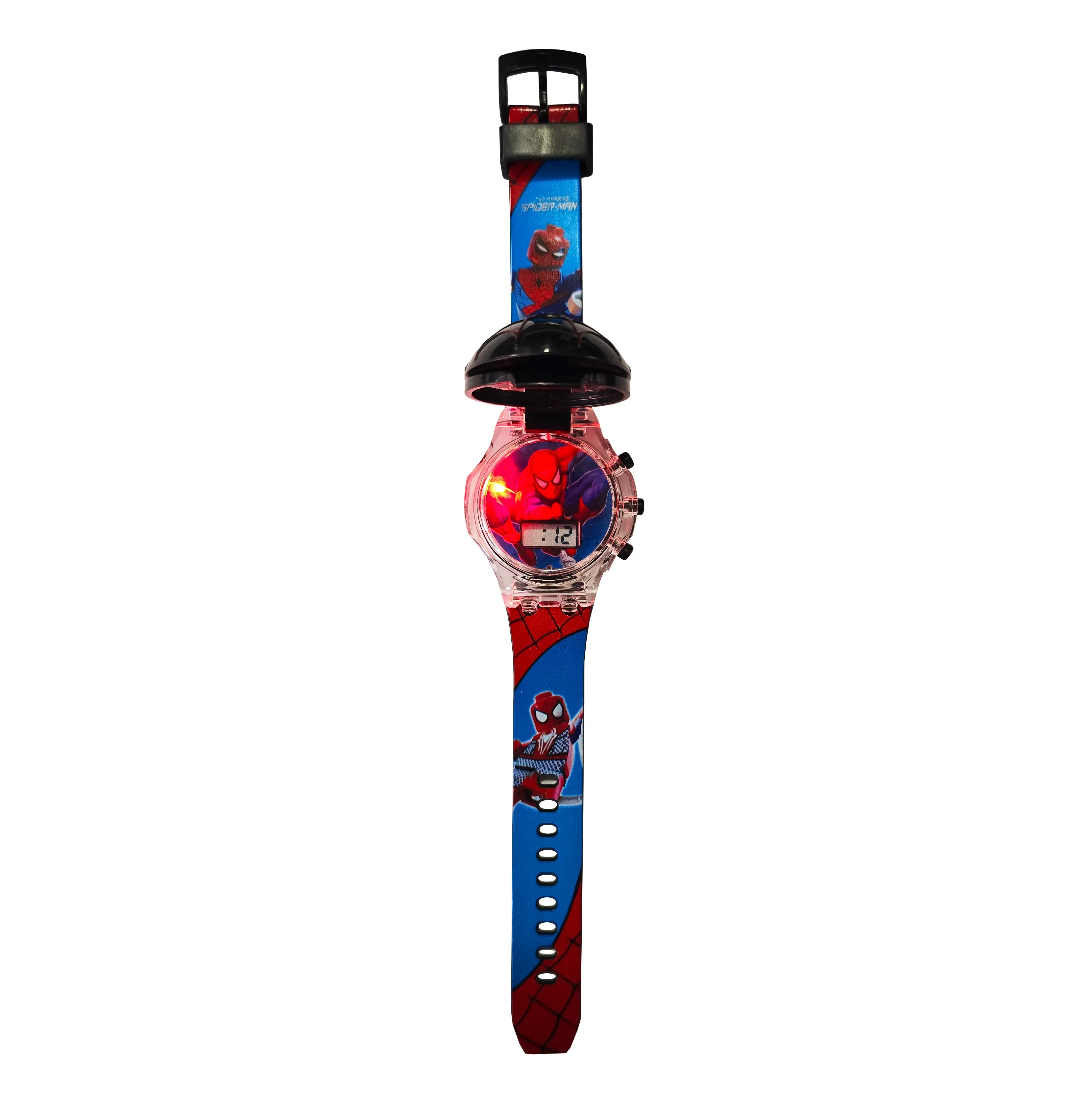 Reloj Niñas Digital Luces Sonido Infantil Venom Spiderman