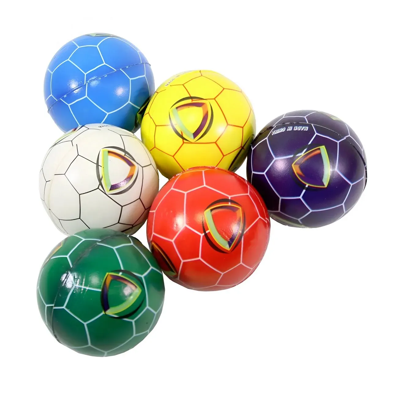 Pelotas Antiestres Futbol Soccer Mundial Color X 12 Unidades