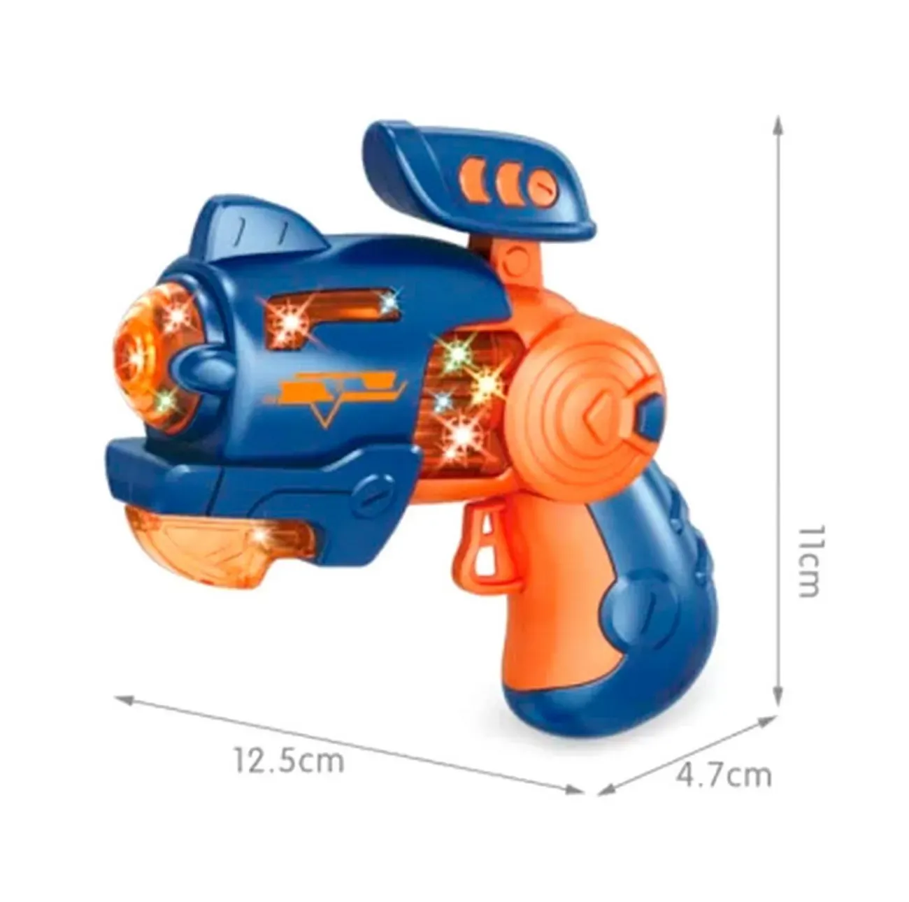 Pistola Sonido Luces Proyectora Imagen Juego Niños Juguete