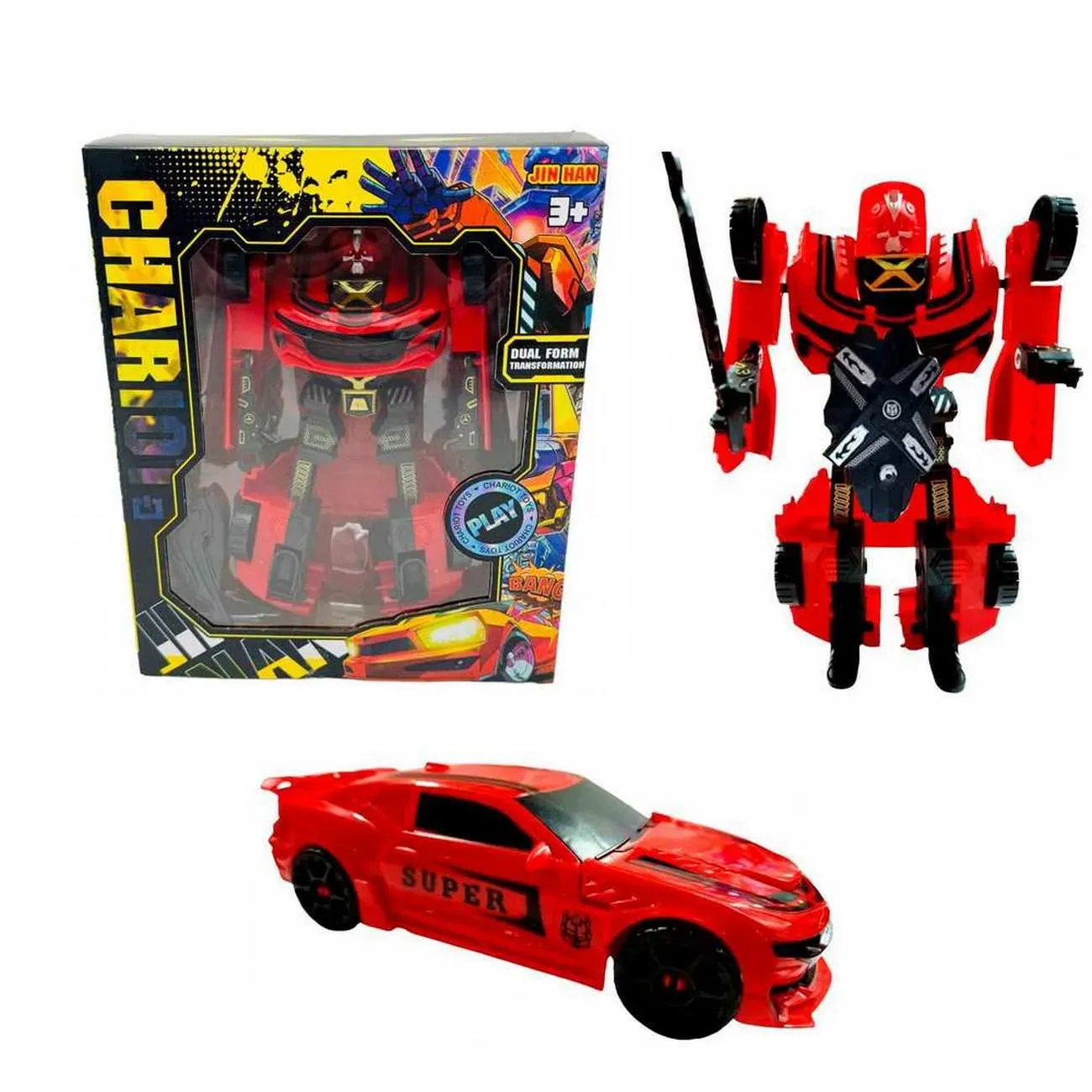 Carro Transformers Robot Coleccionable Transformable Juguete