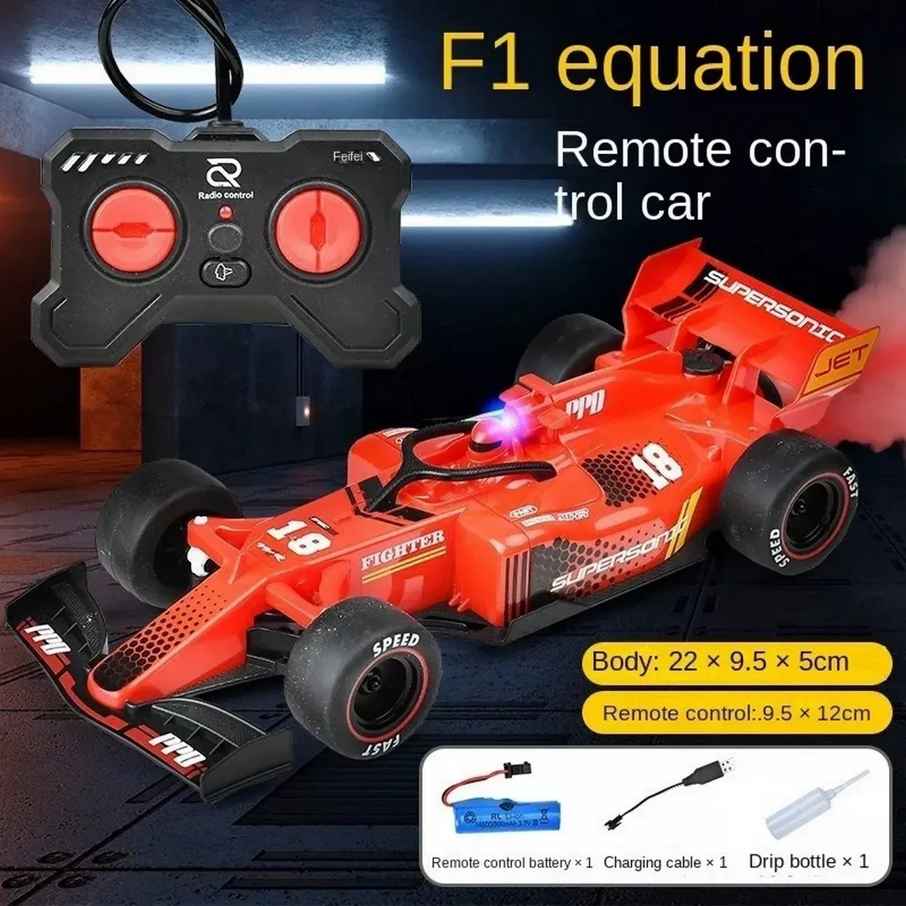 Carro Formula 1 F1 Carreras Recargable Con Control Remoto