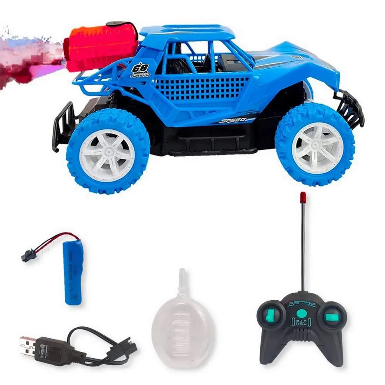 Carro Deportivo Buggy Luz Control Recargable Juguete Niños