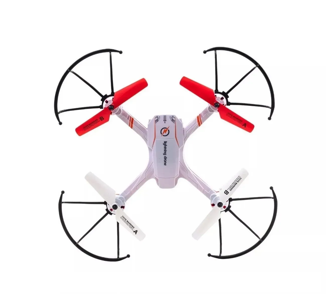 Dron Juguete Recargable Luces Led Control Remoto 4 Helices