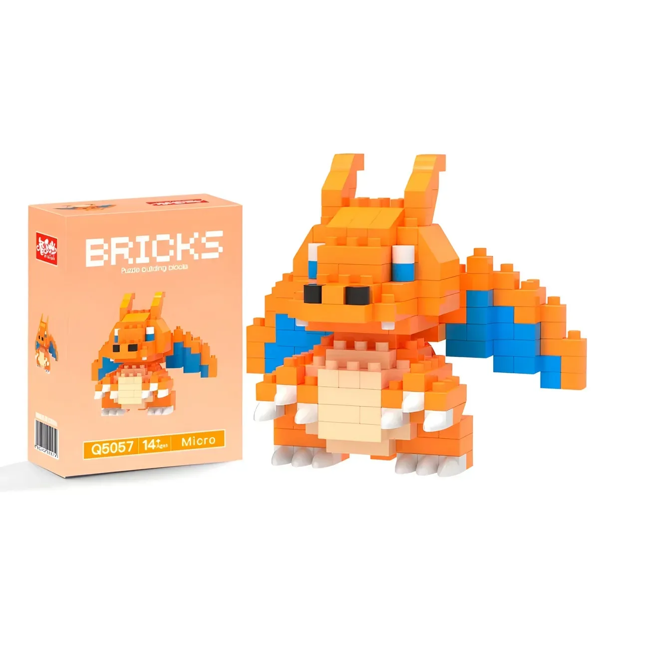 Charizard Pokemon Juguete Armatodo Armable Construcción Niño