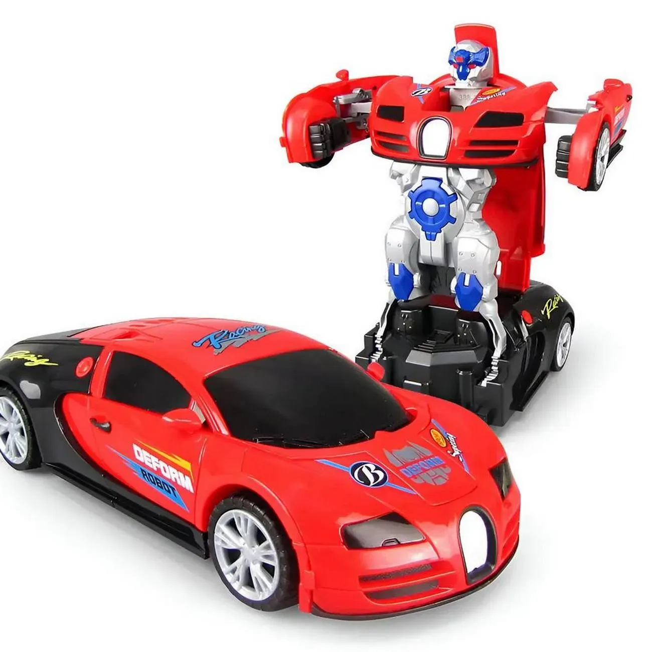 Carro Bugati Transformers Deportivo Juguete Niño + Baterias