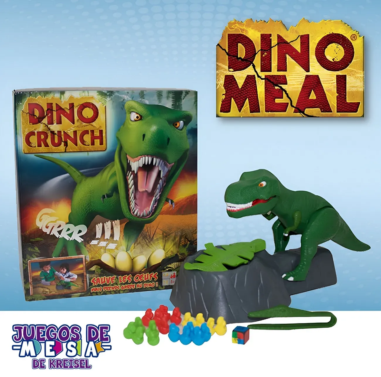 Dino Gloton Dinogloton Kreisel Juego De Mesa Estrategia